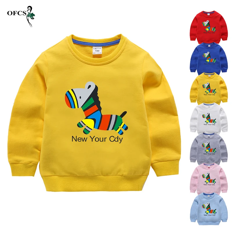 

Свитер детский хлопковый с капюшоном, на возраст 2-12 лет