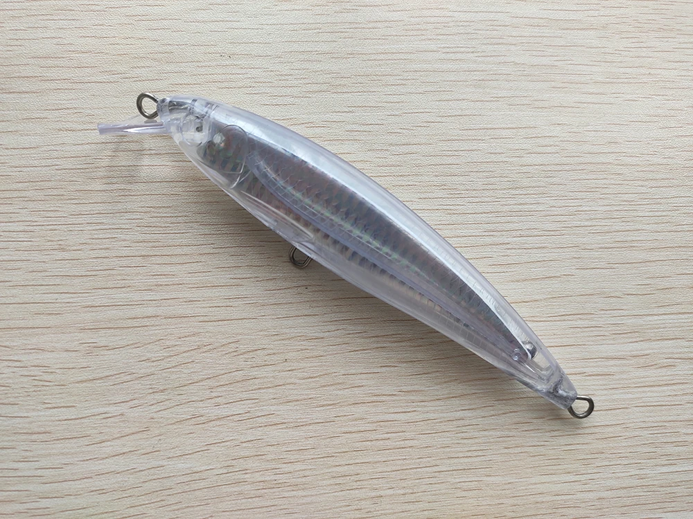 5 шт. Неокрашенная рыболовная приманка с большим телом Minnowbaits твердые приманки