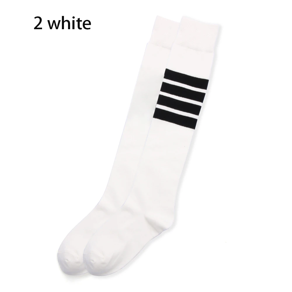 2 white 1 пара новых носков модные чулки повседневные Хлопковые гольфы выше колена акриловые высокие носки женские зимние гольфы для девочек - Цвет: 2 white