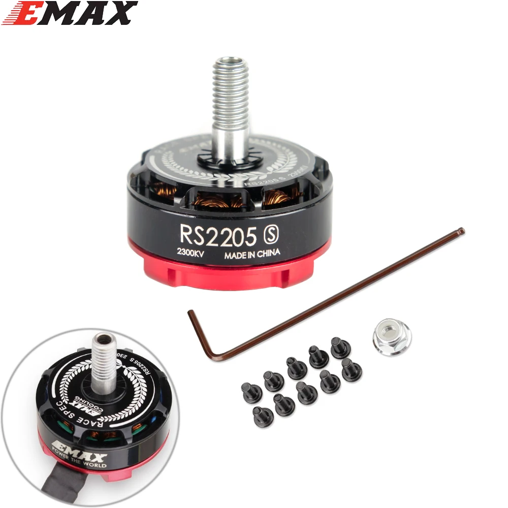 4 компл./лот Emax RS2205S 2300KV 2600KV бесщеточный двигатель для FPV Racing Quad (обновленная версия