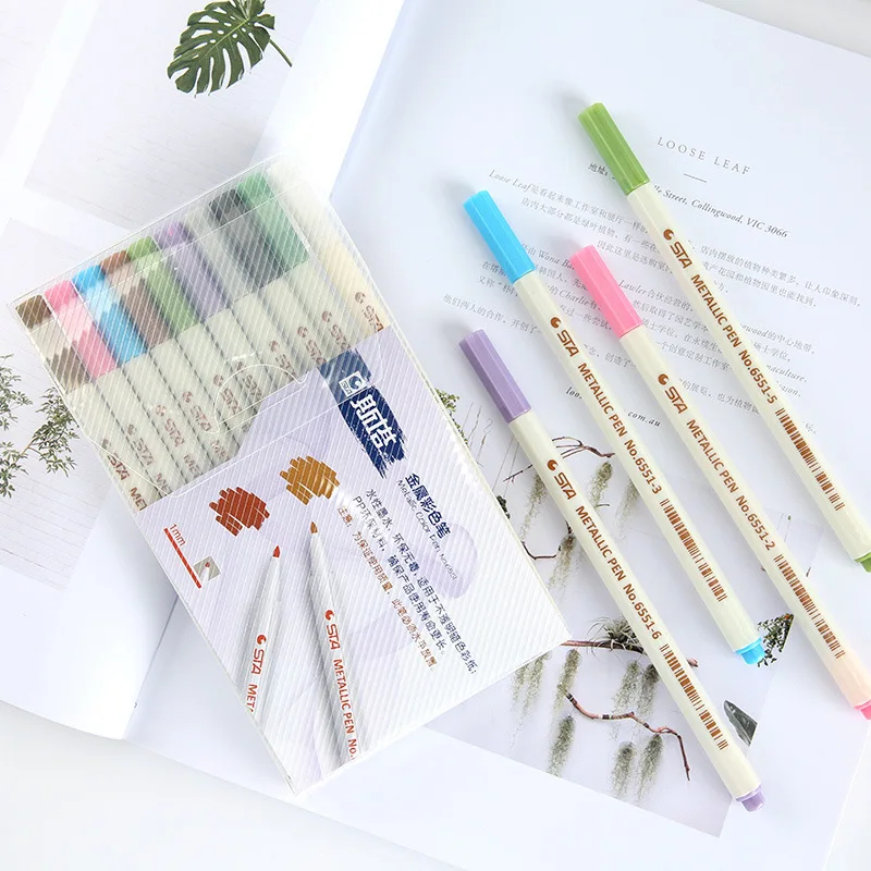 5 шт./лот Futurecolor ручка кисть для письма набор цветных маркеров каллиграфии