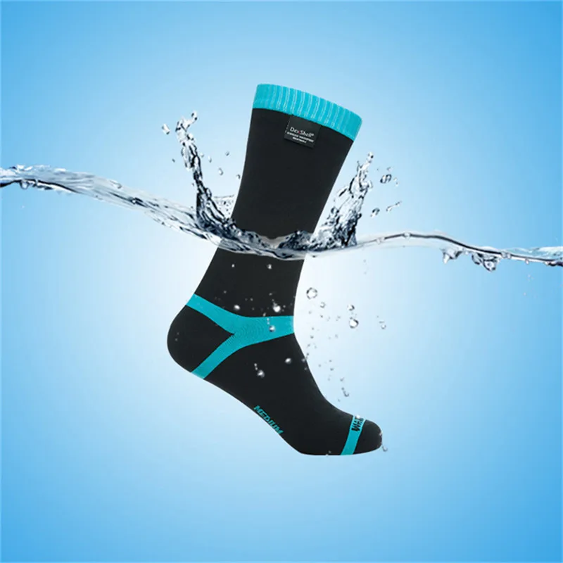 

DexShell Waterproof Windproof SOCK Knee High Breathable Coolmax FX Running Coolvent Cycling Riding Hiking Outdoor Sport Socks