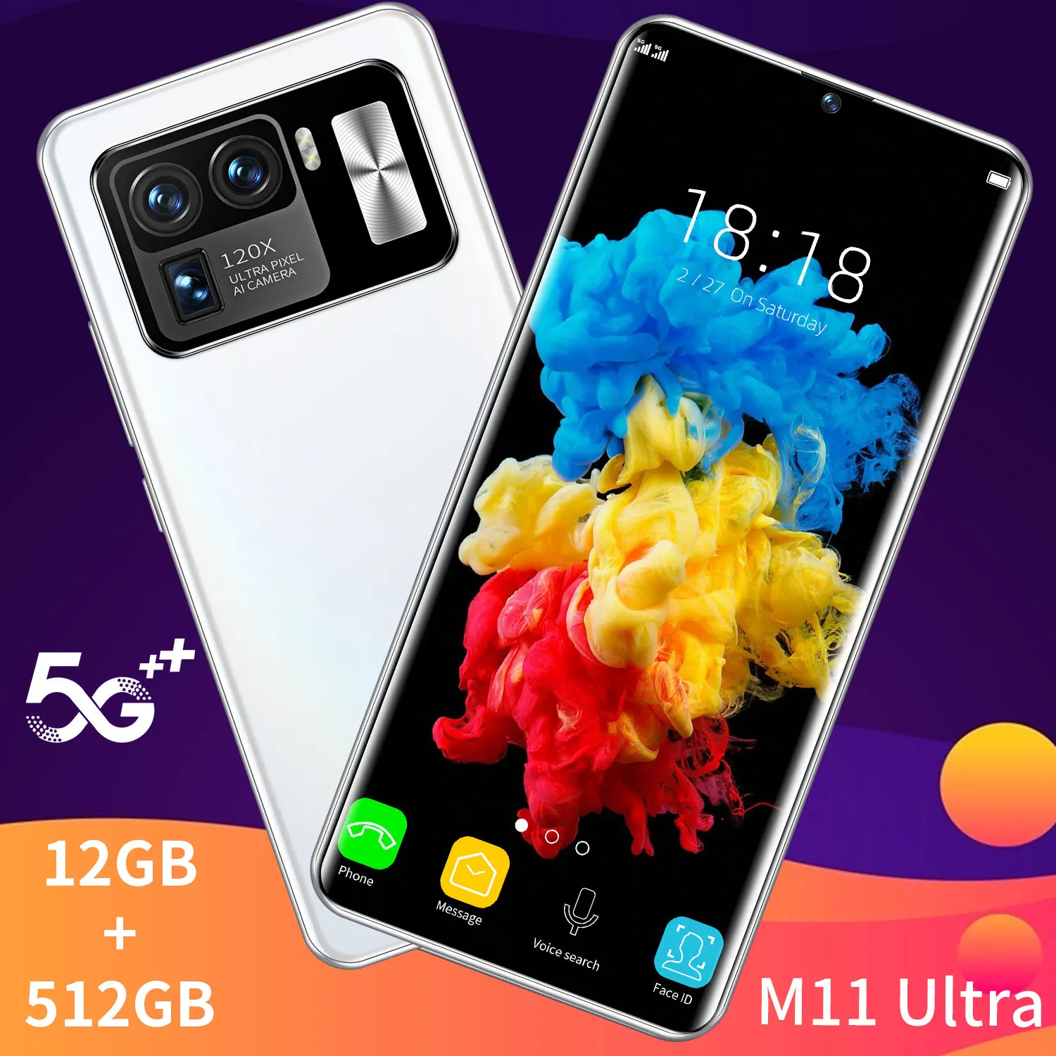 

M 11 Cell Phones Unlocked For Sale Smartphone Android 10 4g Mobile Phones 5g Android 10 Telephone 6.7inch HD 512GB Rom 12GB Ram