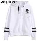 Ума Kokichi Danganronpa V3 ума Kokichi толстовки для женщин с принтом в стиле улззанг, Женский пуловер с капюшоном 2020