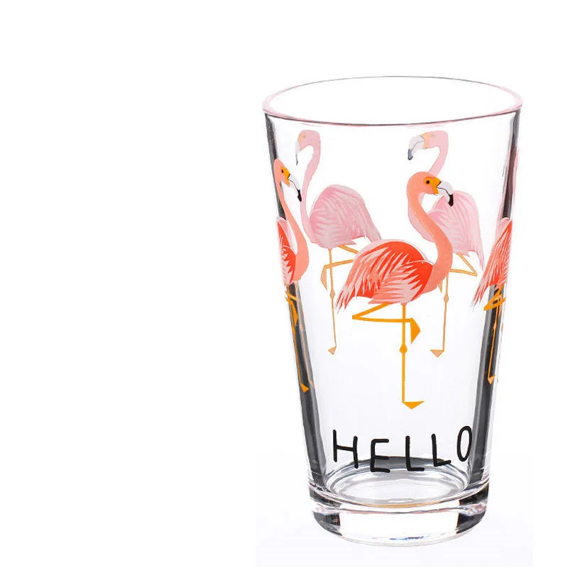 Креативная стеклянная чашка Женская Студенческая Корейская версия милой