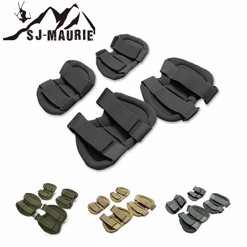 Военные тактические наколенники и налокотники для пейнтбола страйкбола набор