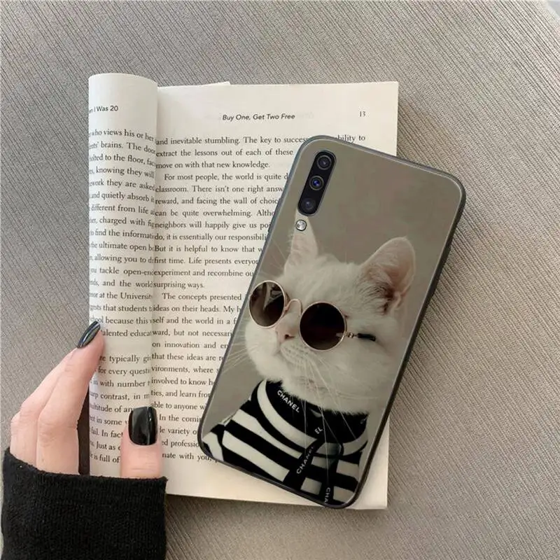 

Lovely cat cute animal Phone Case For Samsung galaxy A S note 10 7 8 9 20 30 31 40 50 51 70 71 21 s ultra plus