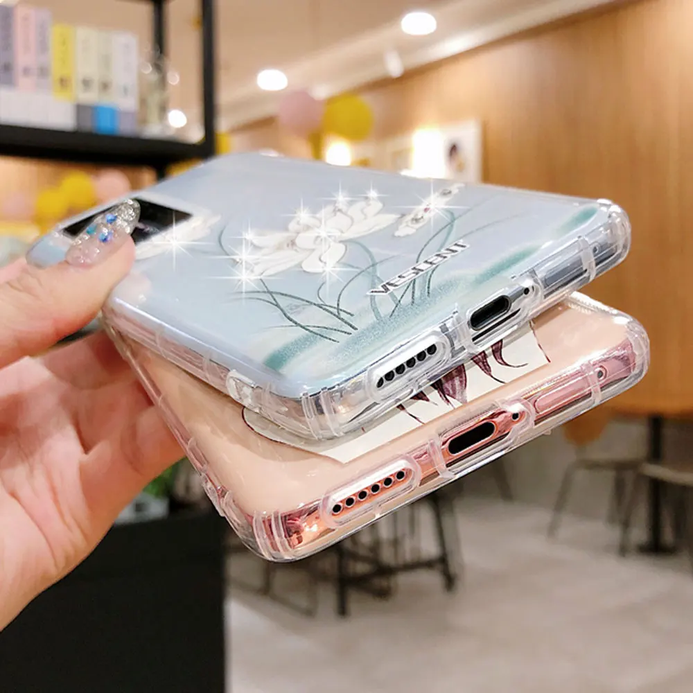 Чехол PUNQZY с изображением животных и синей бабочки для Samsung Galaxy A51 A71 A50 A70 S10 S9 S8 PLUS S20