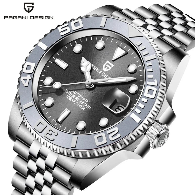 

PAGANI DESIGN Men's Watch 40MM Mechanical Watch 100M Waterproof Luxury Sapphire Crystal NH35 Automatic Wrist Watch Reloj Hombre