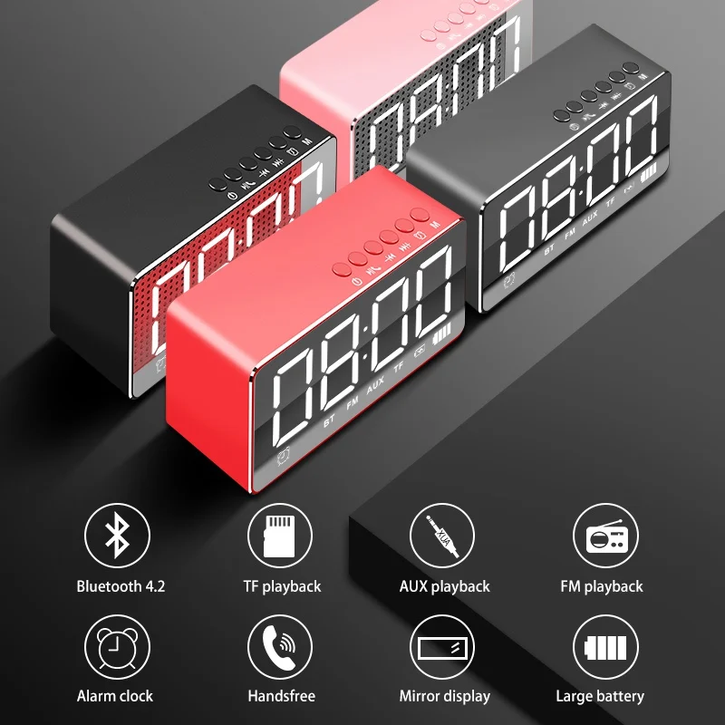 Портативный Bluetooth динамик беспроводной стерео музыкальный саундбокс сабвуфер со