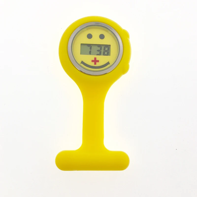 Улыбающееся лицо медсестры часы высокого качества безвредный силиконовый