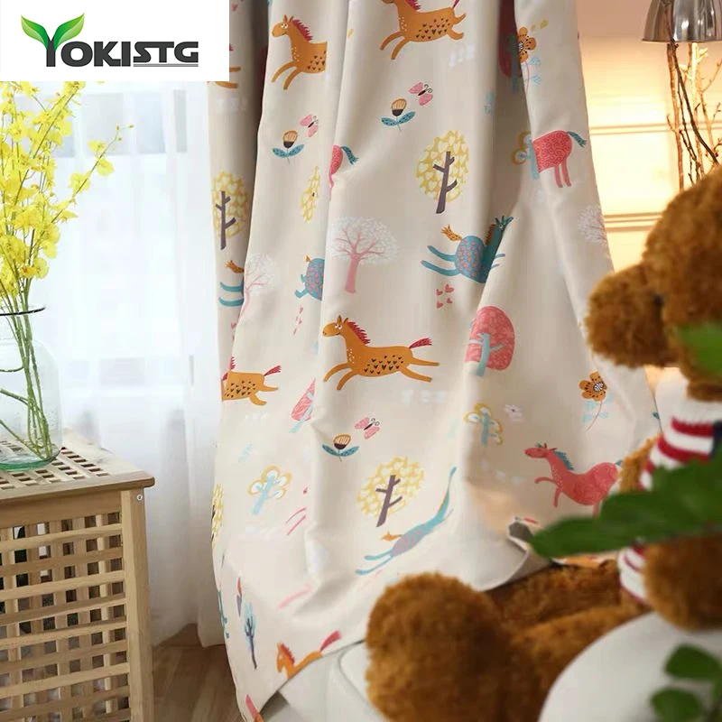 YokiSTG затемненные шторы с рисунком для гостиной спальни детской комнаты детей