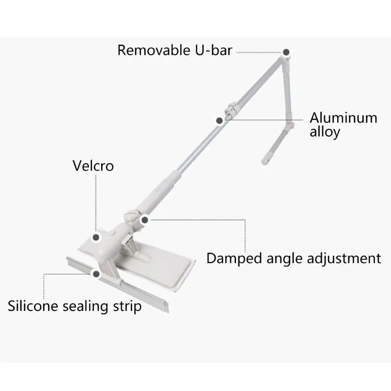 

Cleaning Brush Glass Cleaner Double Sided U-shaped Expandable 180° Rotation Tool G5GB