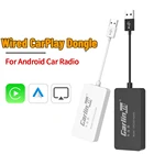 Carlinkit проводной Apple CarPlay Android автомобильный ключ Carplay для Android системный экран Смарт-ссылка поддержка MirrorLink IOS 14 музыка