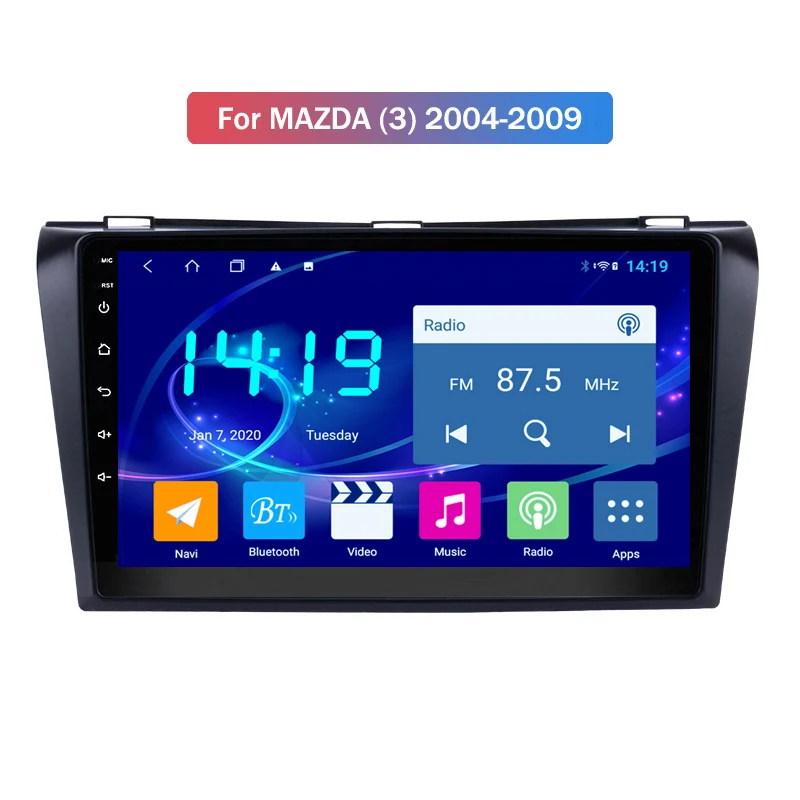 

Автомобильный радиоприемник 4G + 64G Android 10, автомобильная аудиосистема, плеер 9 дюймов для Mazda 3 Sport 2004-2013, развлекательная Gps-навигация