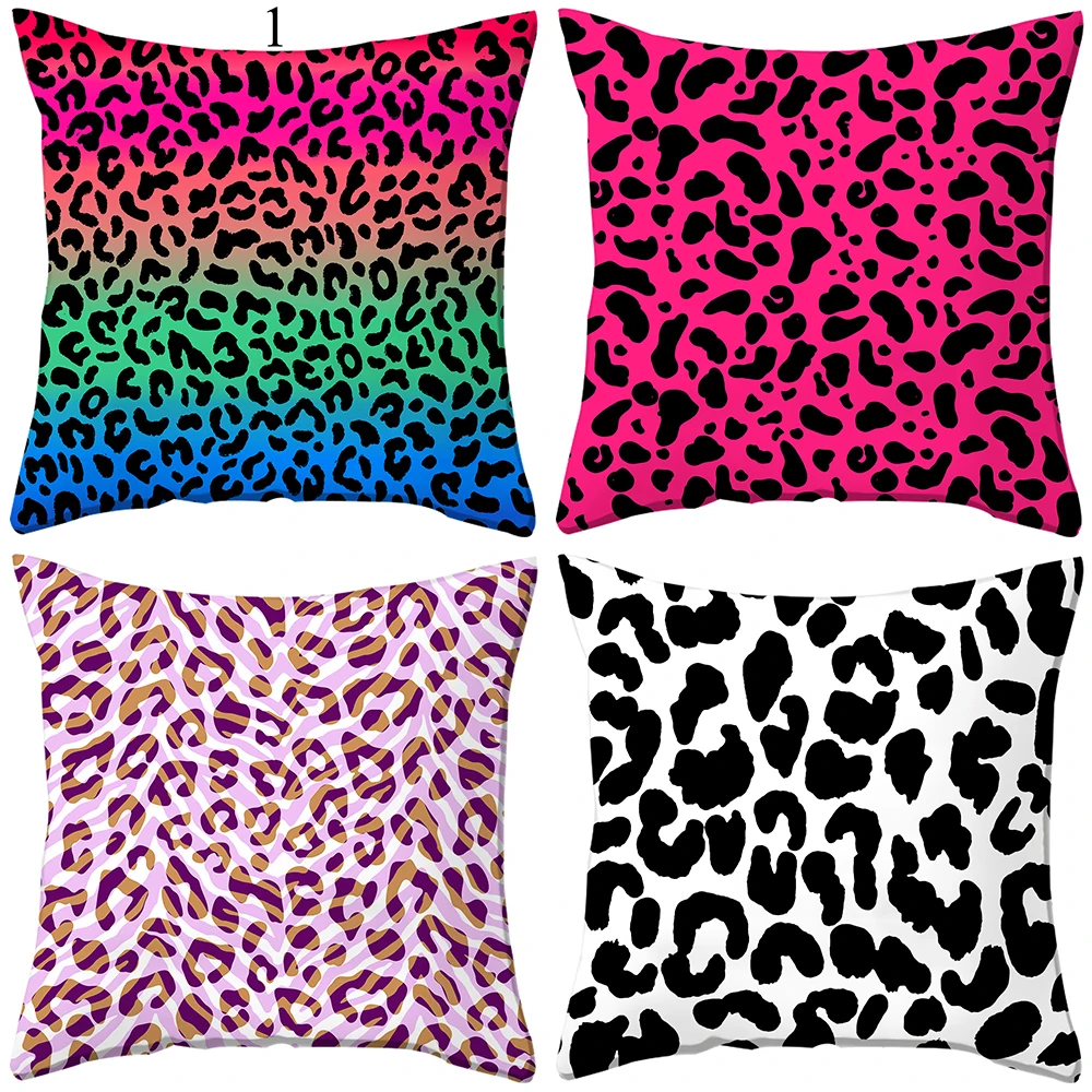 Boniu Гостиная Декоративные наволочки леопард/текстура зебра комплект наволочек