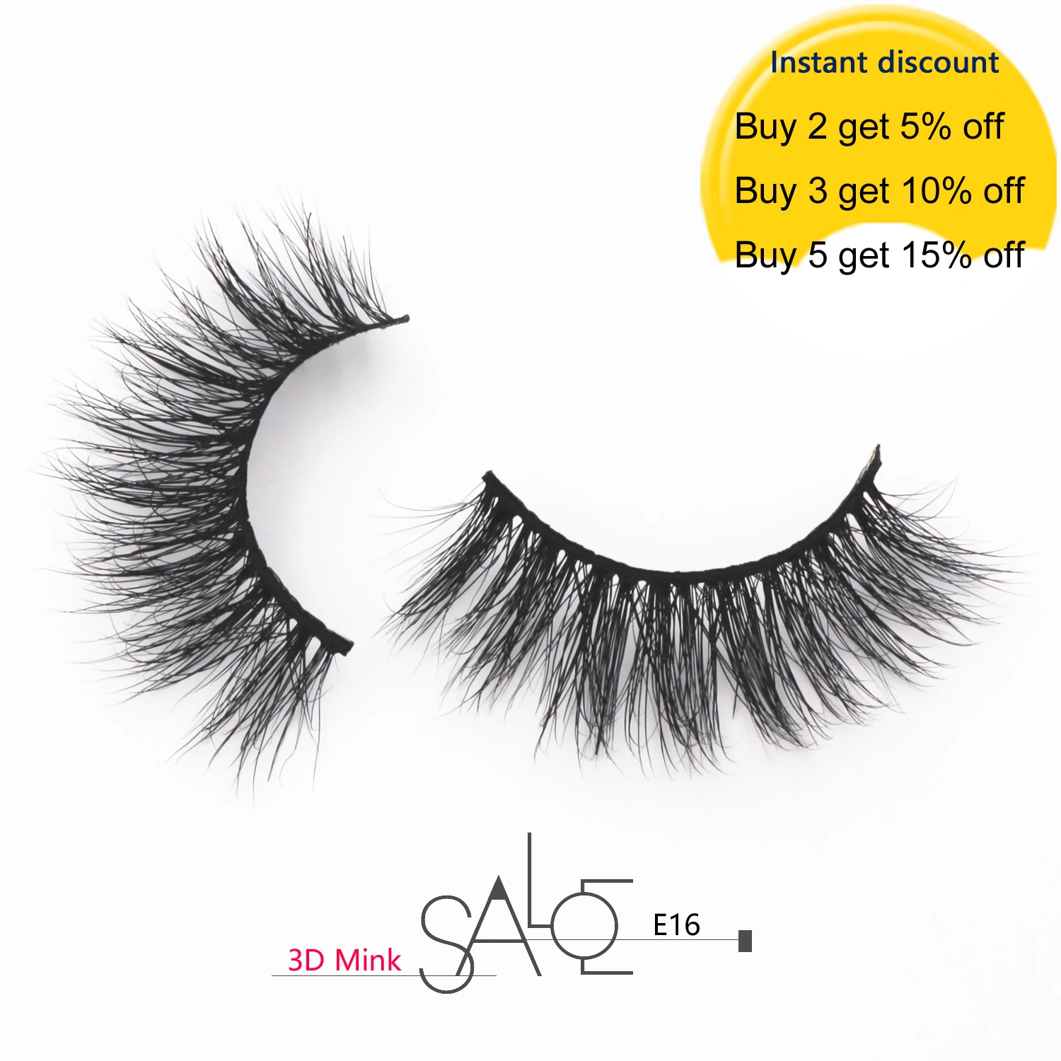 Норковые ресницы 3D норковые безжестокие ручной работы многоразовые