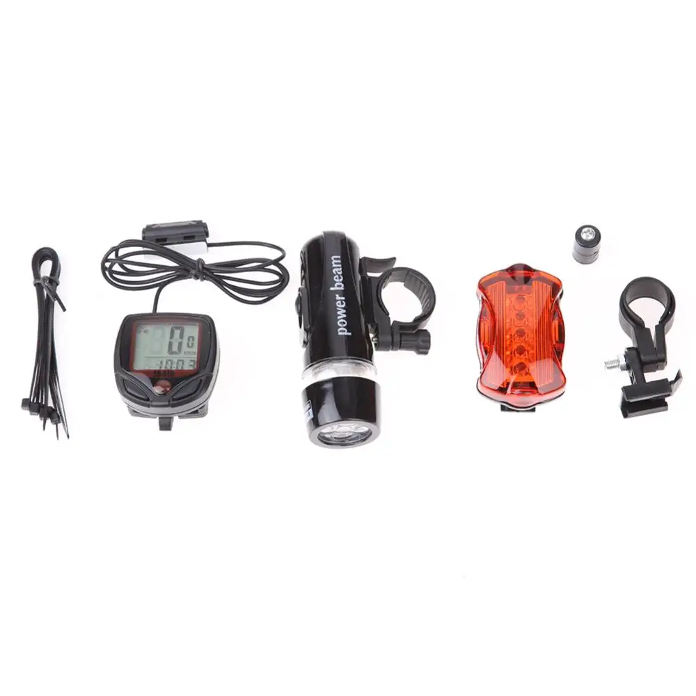 Велосипедный светильник 5 светодиодный горный велосипедный Спидометр проводной