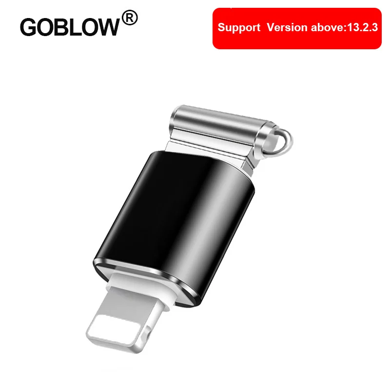 Новый металлический OTG USB-накопитель для iphone X 8 7 Plus 6 6s не требуется Приложение ios 13