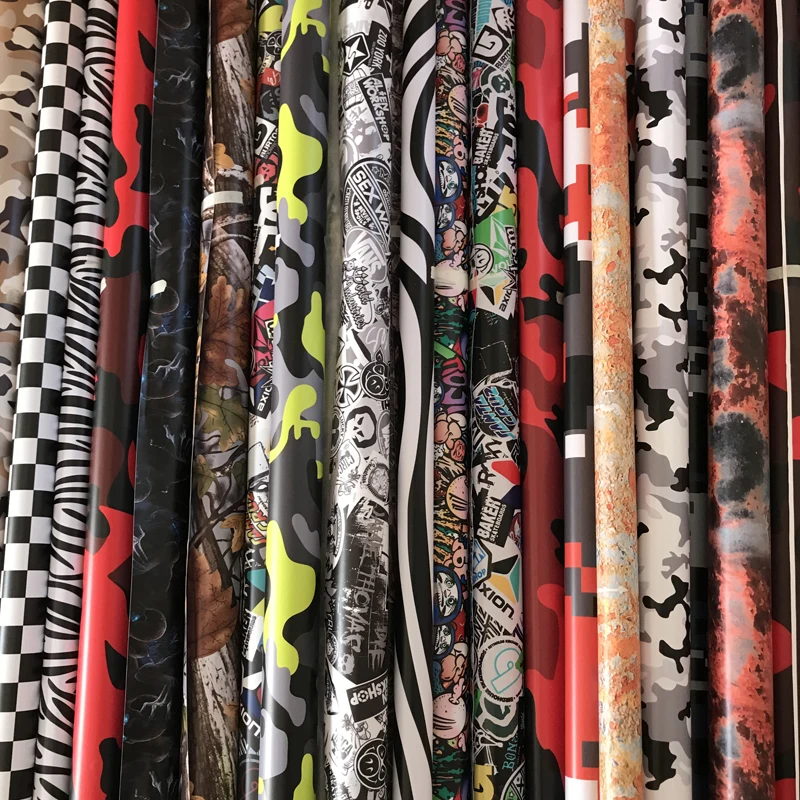 Лучший с принтгом в виде камуфляжной винил Стикеры бомба Автомобильная