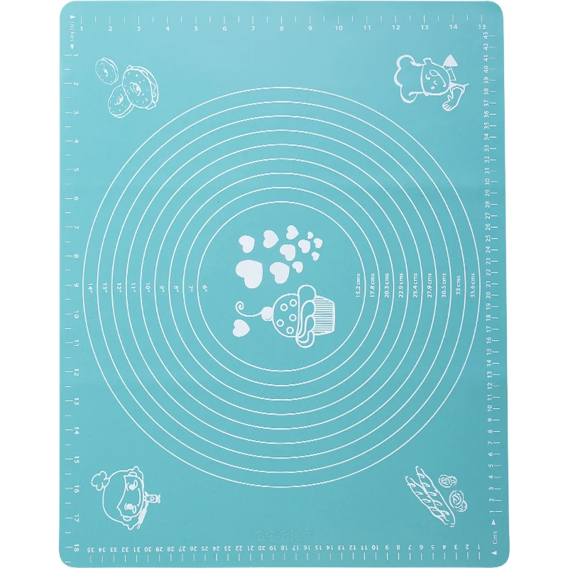 

Silicone Baking Mats Sheet Pizza Dough Non-Stick Maker Holder Pastry Kitchen Gadgets Cooking Tools Utensils Bakeware Accessories