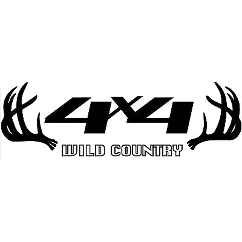 4X4 оленьи рога Дикая страна стильные ПВХ автомобильные аксессуары наклейки