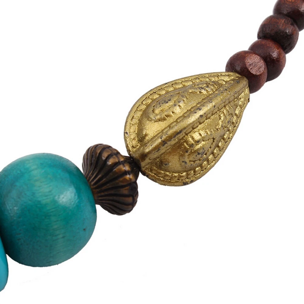 DiLiCa винтажное ожерелье для женщин богемные ожерелья и подвески с большими