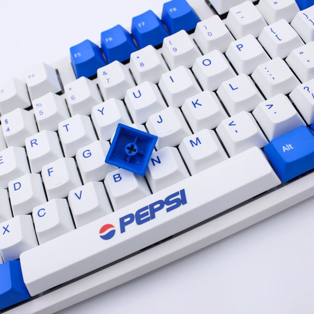 MP краситель-сублимированный PEPSI keycap 87/108 клавиш толстые клавишные колпачки pbt выключатель MX Cherry/NOPPOO/Флик механическая клавиатура колпачка