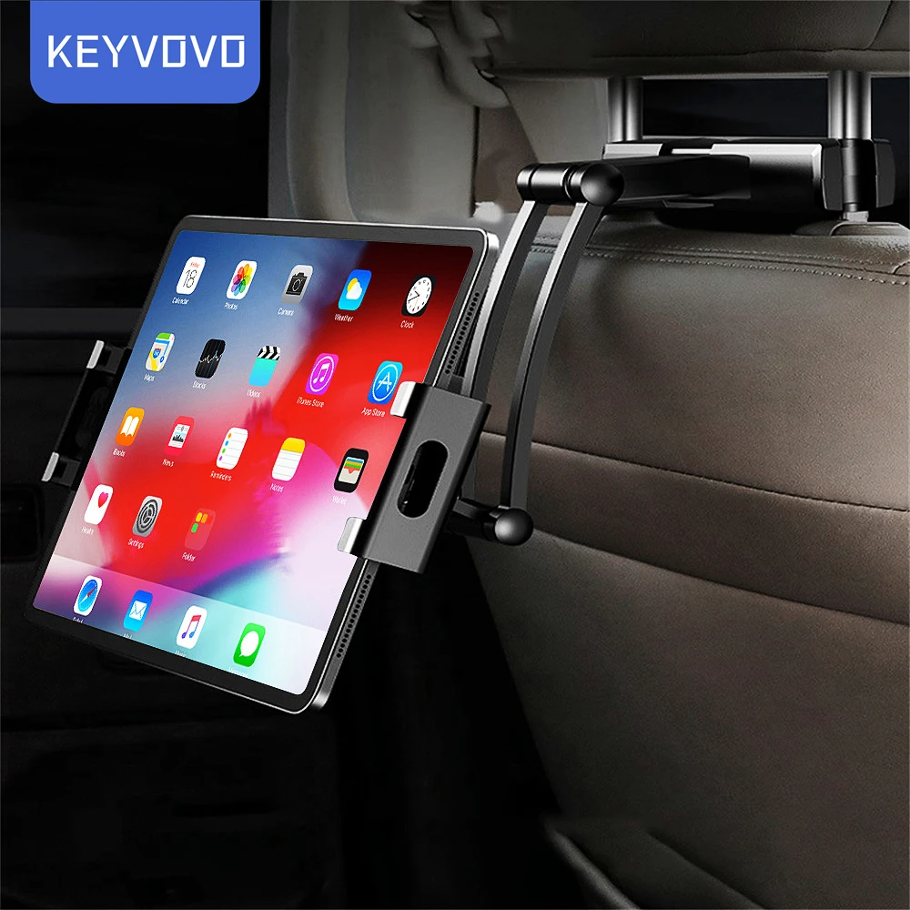 

Универсальный автомобильный держатель для телефона, подставка для планшета для iPhone 12 iPad Pro Huawei 5,5-12,3 дюйма, поворот на 360 градусов, кронштейн ...