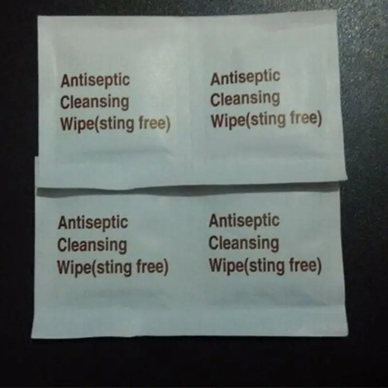 

10Pcs Disposable First Aid Antiseptic Wipes Benzalkonium Chloride Cleansing Towelettes Antibacterial Sanitizer Individually Pack