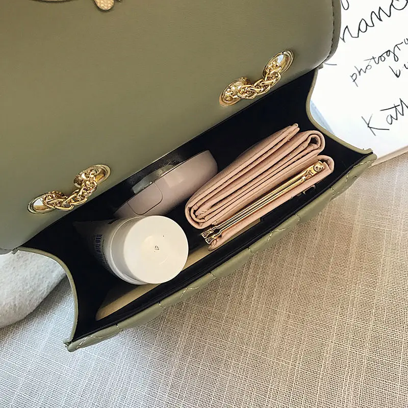 

Valentine's Day Chain Crossbody Bags For Women 2021 Spring Small PU Leather Handbag Star Moon Sun Shoulder Bag Clutch Bolsas Sac