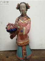 longevity and the days of classical ladies lin east shiwan porcelain hall girl beauty figure sculpture statue home decoration