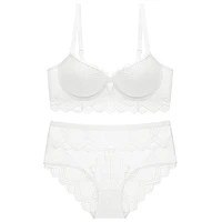 sexy women sexy lace embroidered underwear womens bra widened side wings comfortable and breathable bra set wt041