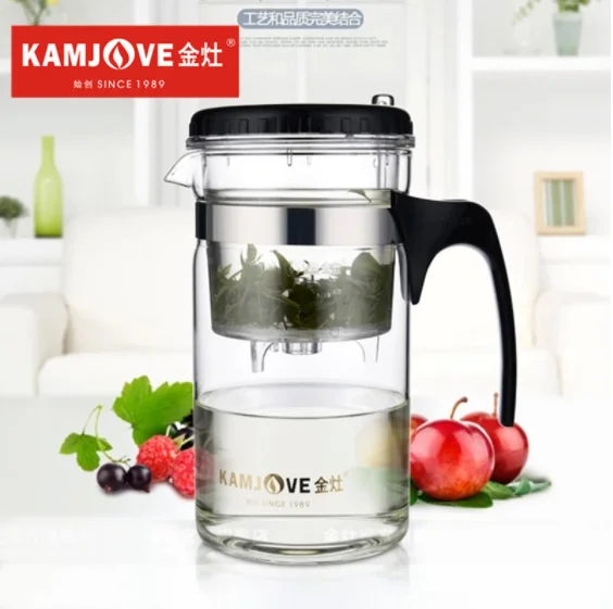 

TP-200 Kamjove Art Tea Cup * Mug & Tea Pot 1000ml glass tea pot kamjove Heat Resistant Glass Kungfu Teapot Piao Yi