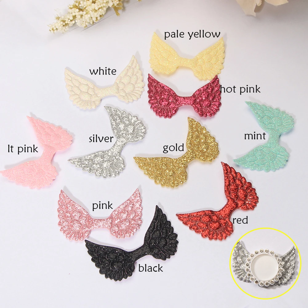 Блестящие нашивки с крыльями ангела для рукоделия одежды 20 дюймов шт./пакет дюйма
