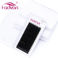 fadvan 16 rows false eyelashes natural individual lashes extensions supplier eyelash tray faux cils fake lashes