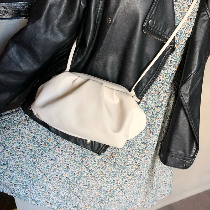 BXX Sac/ модные осенне-зимние роскошные женские сумки дизайнерские облака пакет сплошной цвет сумка ZE729