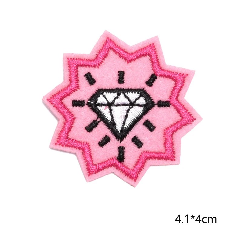 Нашивки с милым рисунком нашивки железными надписями на одежду полосатые