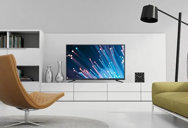 55 дюймов Full HD 1920*1080 ЖК-монитор экран дисплей ТВ wifi smart T2 led Телевизор