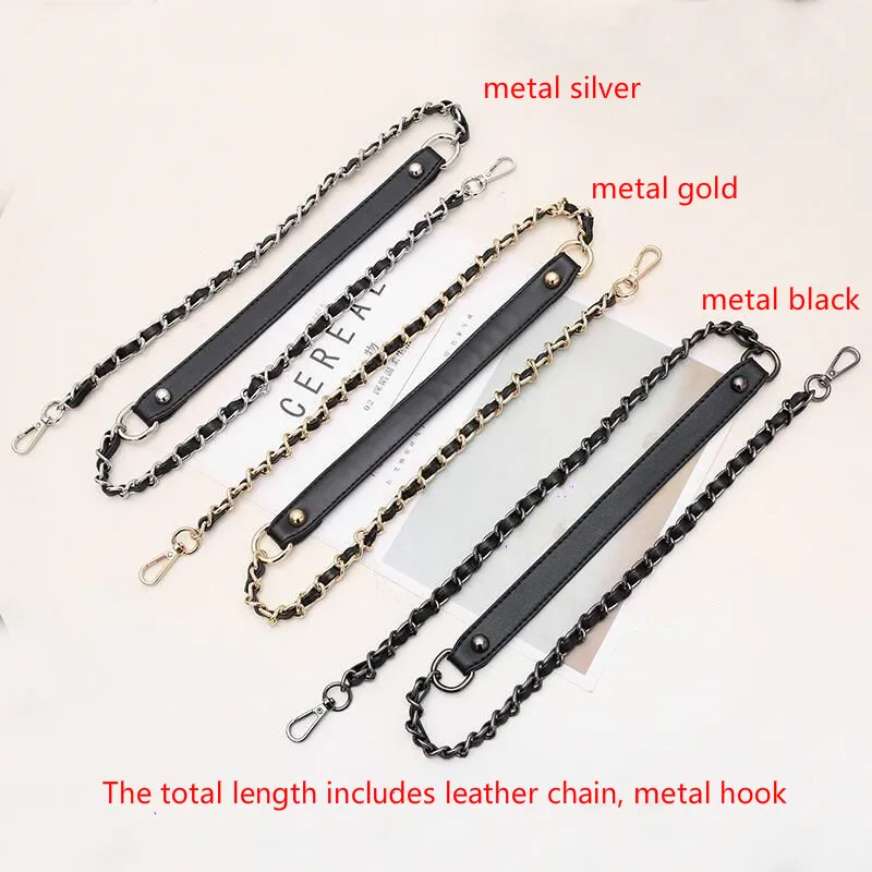90cm/100cm/110cm/120cm New Women's Diagonal Span Bag Metal Chain Bag Accessories One-Shoulder Joker Bag Accessories
