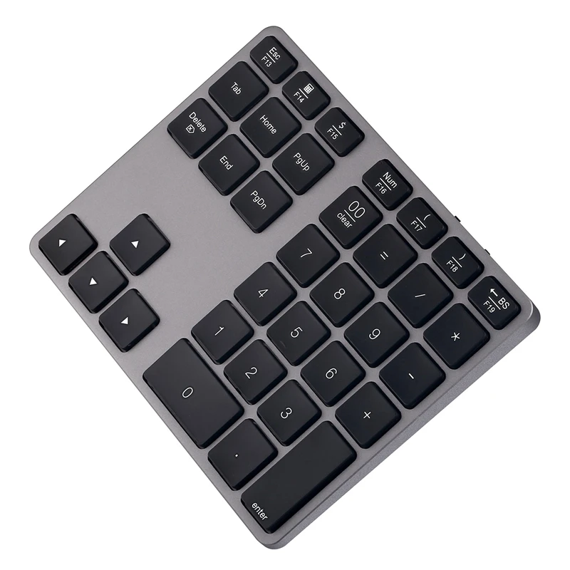 Aluminum Alloy 35 Keys Bluetooth Wireless Numeric Keypad Digital Keyboard for Windows IOS Mac OS Android Tablet Laptop | Компьютеры и