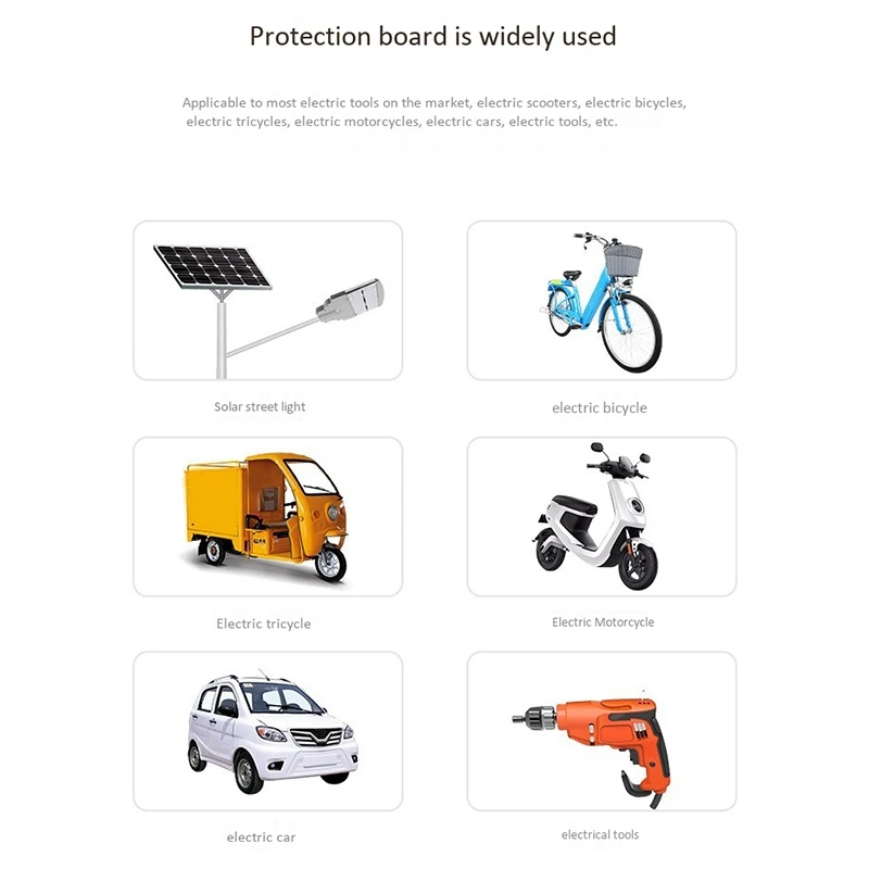 

17S 60V 50A BMS Lithium Battery Charger Protection Board with Power Battery Balance/Enhance PCB Protection Board