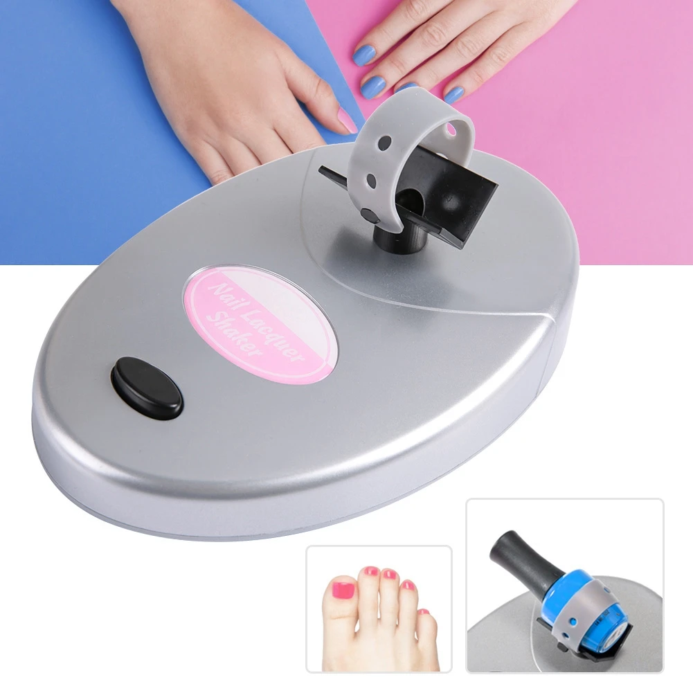 

New Nail Polish Shaker Nail Gel Tattoo Ink Pigment Shaker Liquid Bottle Shaking Machine 100-240V EU Nail Polish Glue Shaker