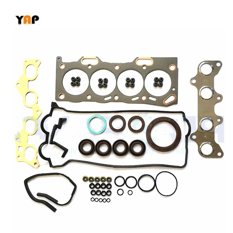 

Комплекты прокладок для двигателя для Toyota STARLET CORSA TERCEL COROLLA EP8 # EL51 4EFE 1.3L 16V L4 04111-11140 1990-1997