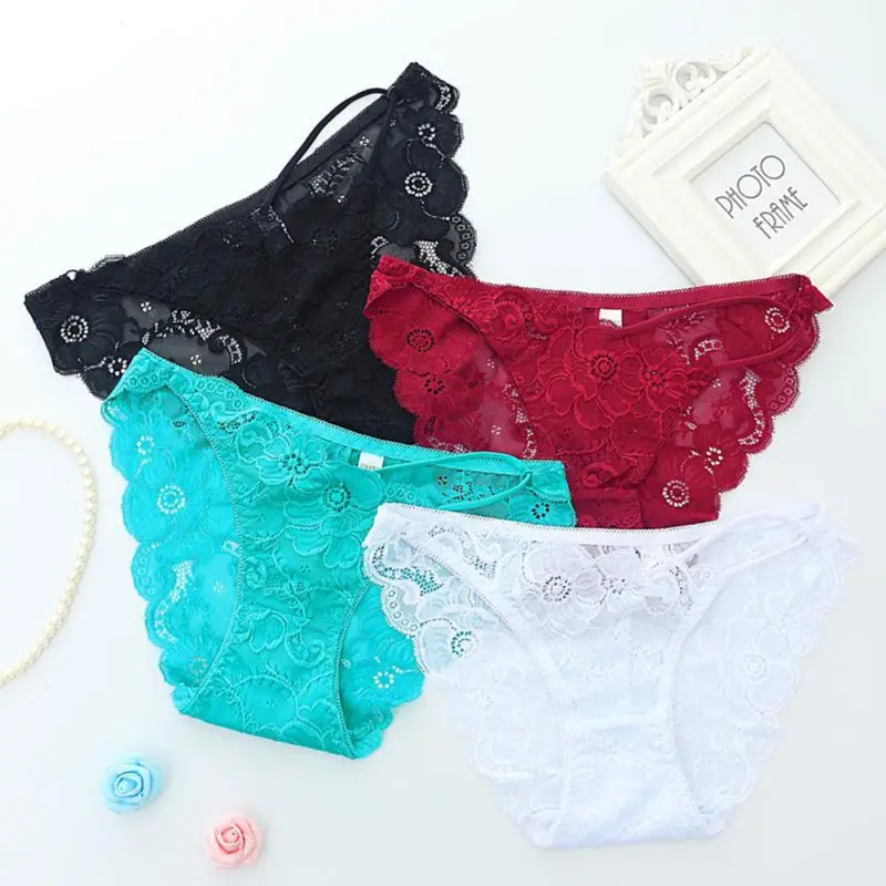 

Liva girl Women Panties Sexy Lace Panties Cozy Lingerie Tempting Pretty Briefs 2018 Cotton Low Waist Cute Women Underwear