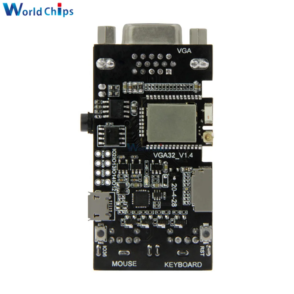 VGA32 V1.4 контроллер PS/2 VGA Мышь Клавиатура графическая библиотека игровой двигатель