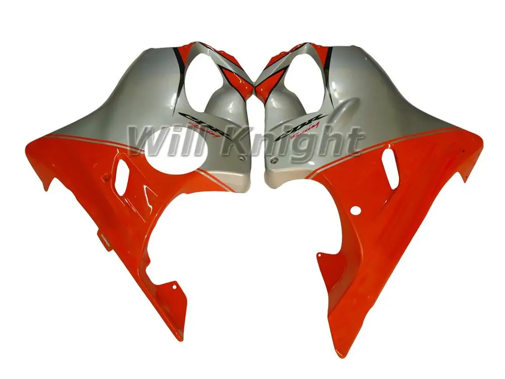 Красный Серебряный ABS обтекатель для HONDA CBR600F4I CBR 600 F4I 2001 2002 2003 мотоциклетный