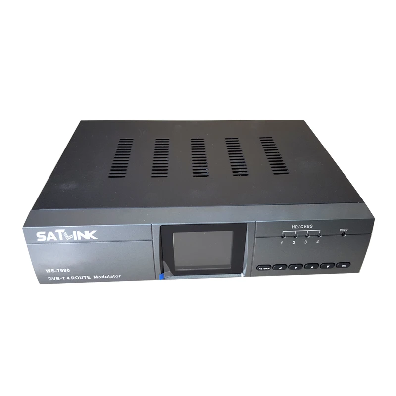 Satlink WS-7990 4 Route DVB-T модулятор AV HD H.264 кодирующий кодирования DVB T RF | Электроника