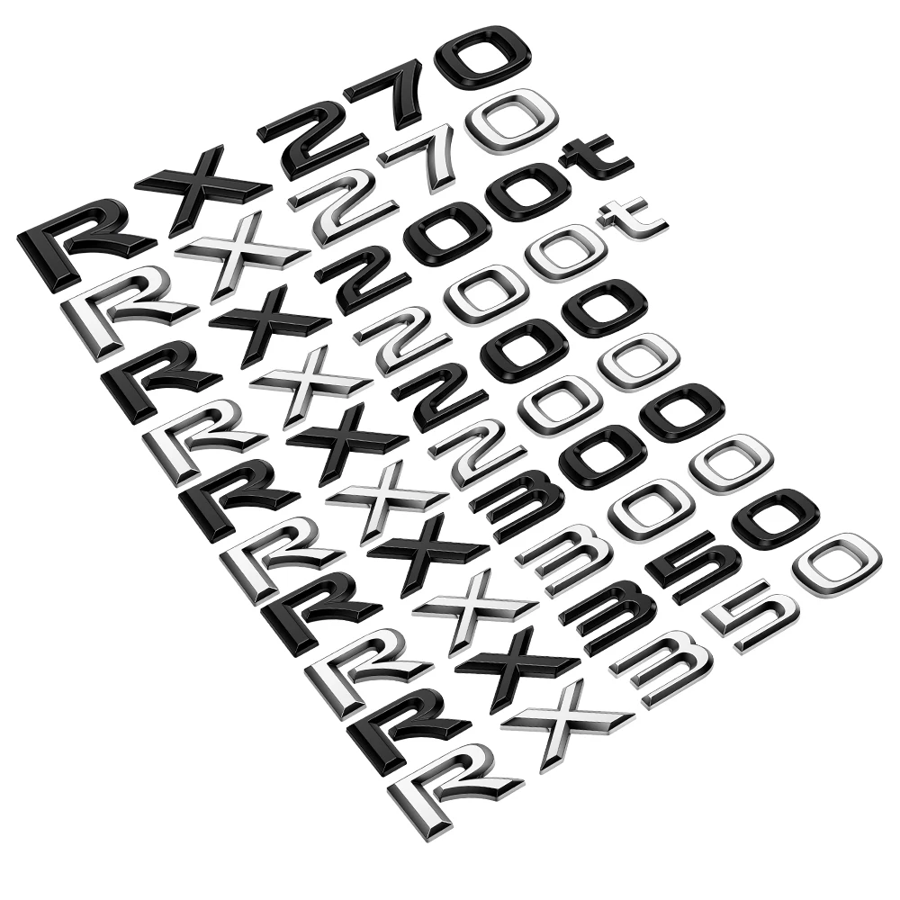 

Car Badge Logo Rear Sticker For Lexus RX200 RX270 RX300 RX350 Car Styling Lexus Trunk Sticker Lexus Sticker