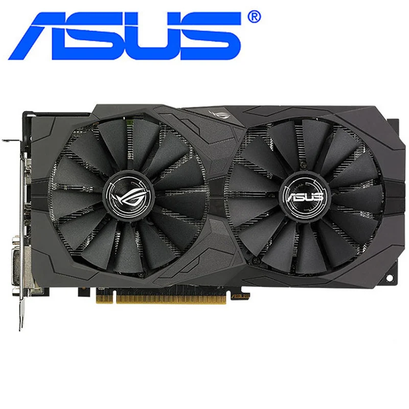 Видеокарта ASUS RX570 4 Гб 500 бит GDDR5 видеокарта для AMD RX 570 серии VGA карты 580 б/у DisplayPort HDMI